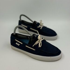 Vans navy blue sailor shoes women’s size 8